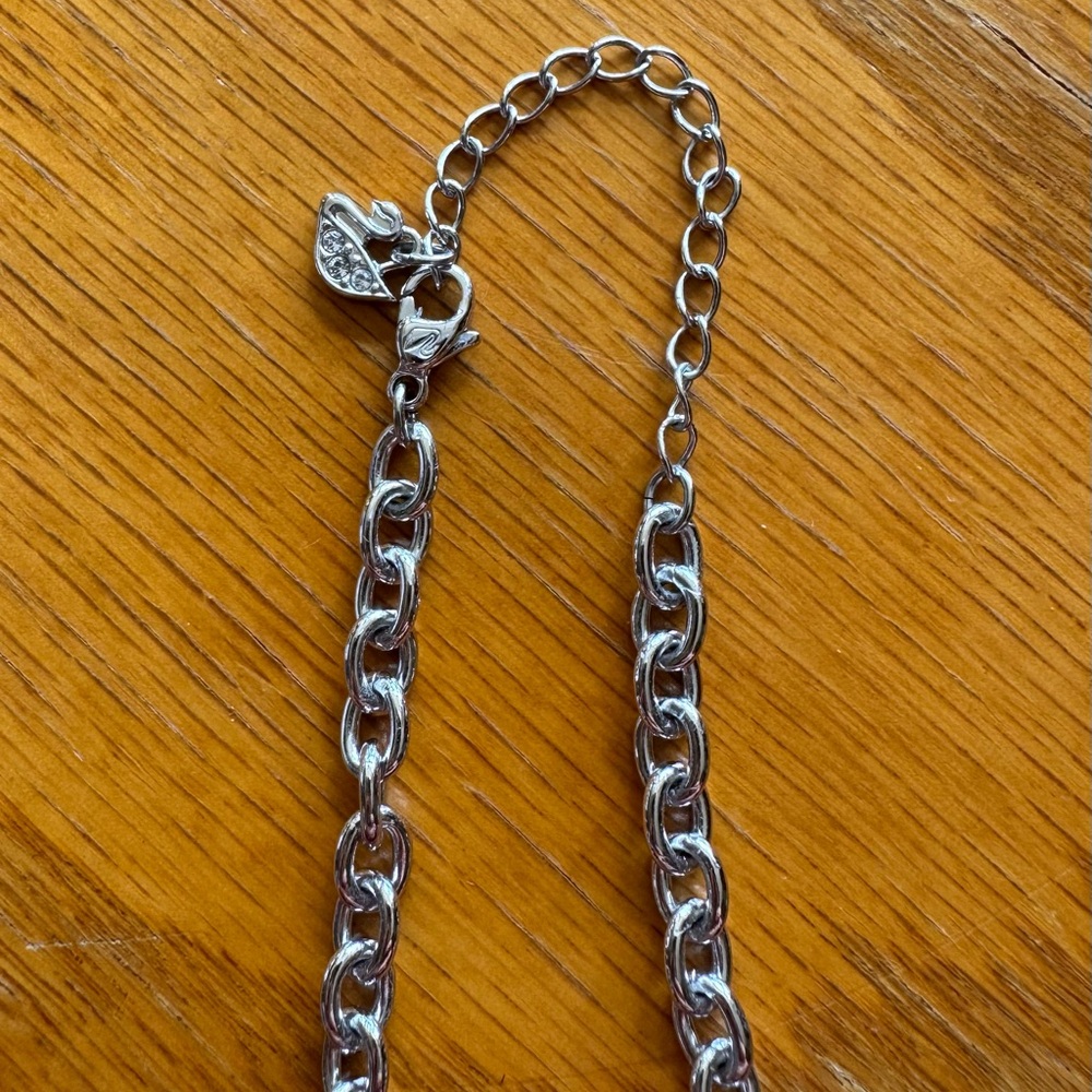 Swarovski Blue and Silver Charm Necklace - Picture 6 of 7
